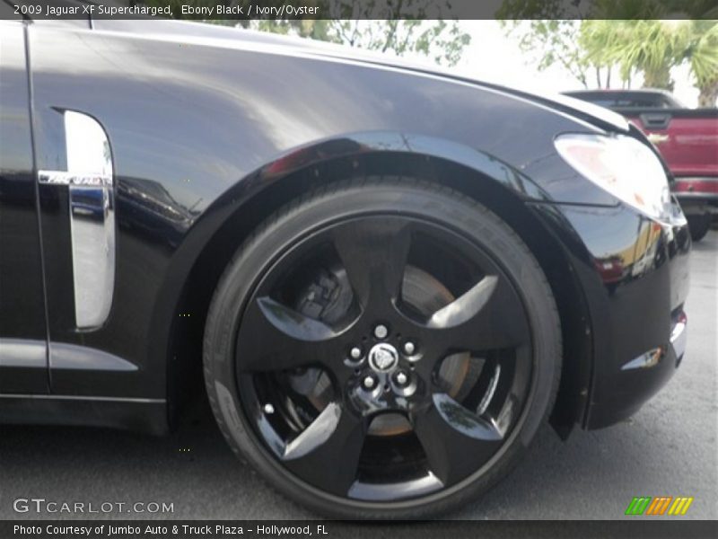 Ebony Black / Ivory/Oyster 2009 Jaguar XF Supercharged
