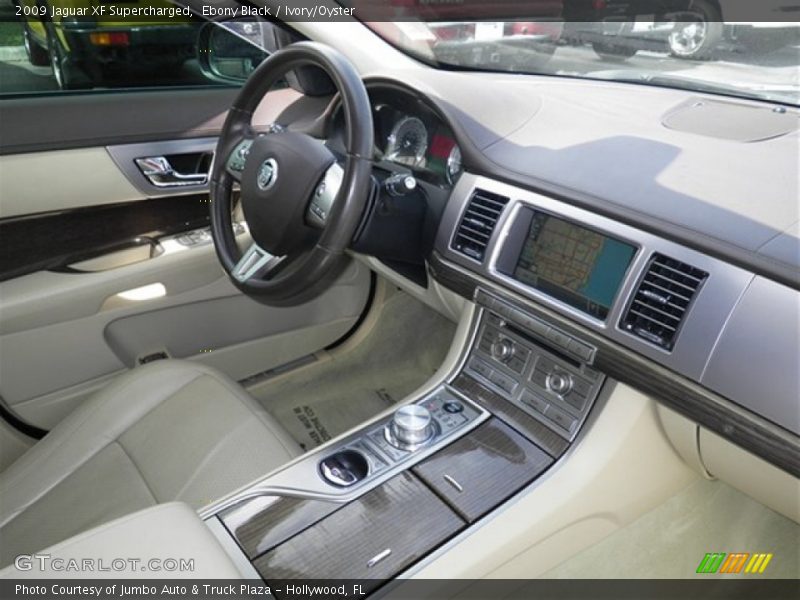 Ebony Black / Ivory/Oyster 2009 Jaguar XF Supercharged