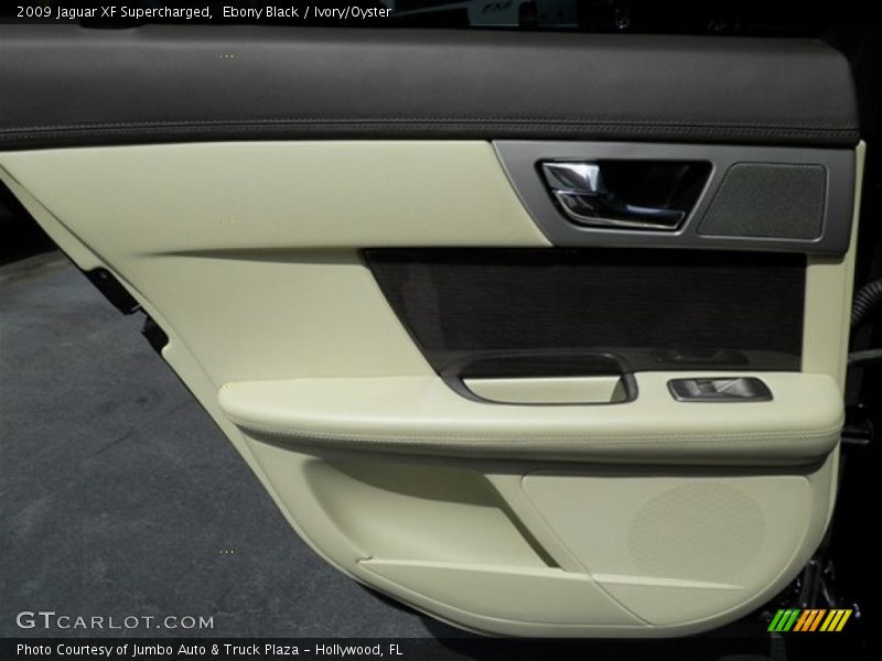 Ebony Black / Ivory/Oyster 2009 Jaguar XF Supercharged
