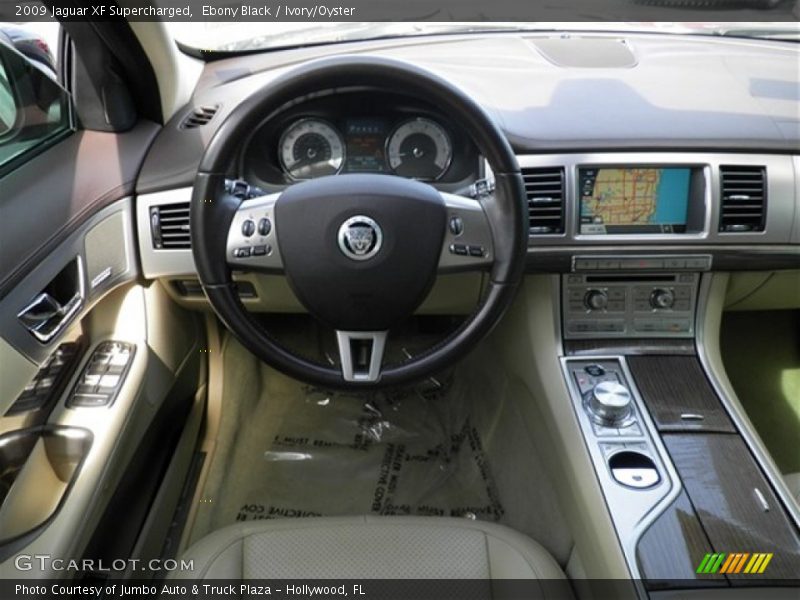 Ebony Black / Ivory/Oyster 2009 Jaguar XF Supercharged