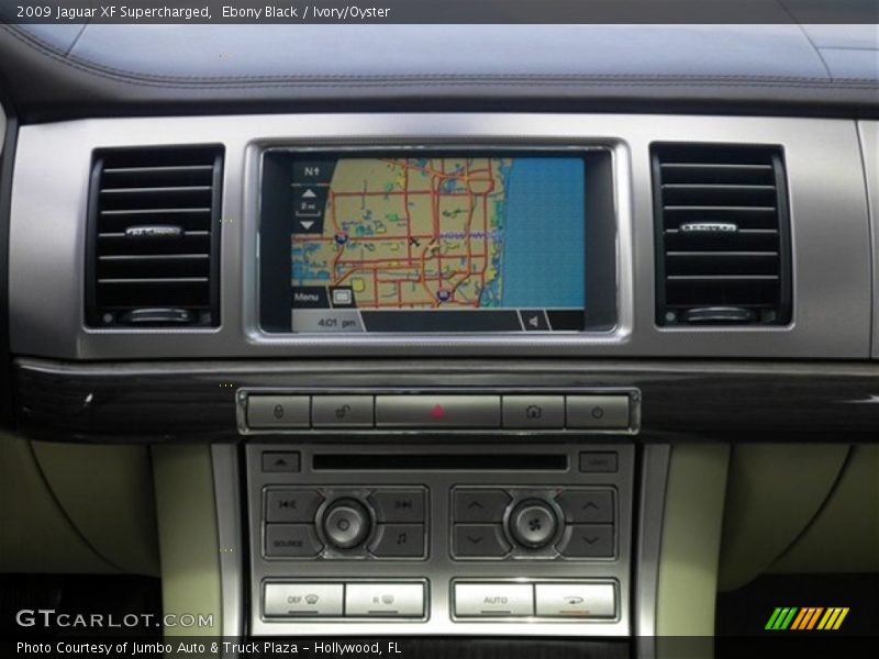 Ebony Black / Ivory/Oyster 2009 Jaguar XF Supercharged