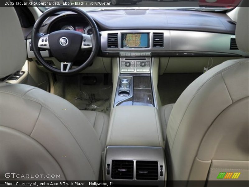 Ebony Black / Ivory/Oyster 2009 Jaguar XF Supercharged