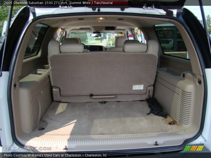 Summit White / Tan/Neutral 2005 Chevrolet Suburban 1500 Z71 4x4