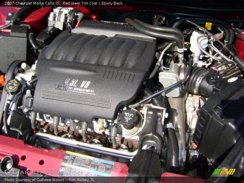 Red Jewel Tint Coat / Ebony Black 2007 Chevrolet Monte Carlo SS