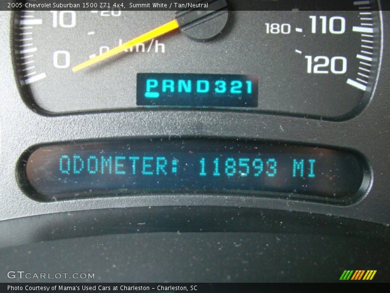 Summit White / Tan/Neutral 2005 Chevrolet Suburban 1500 Z71 4x4