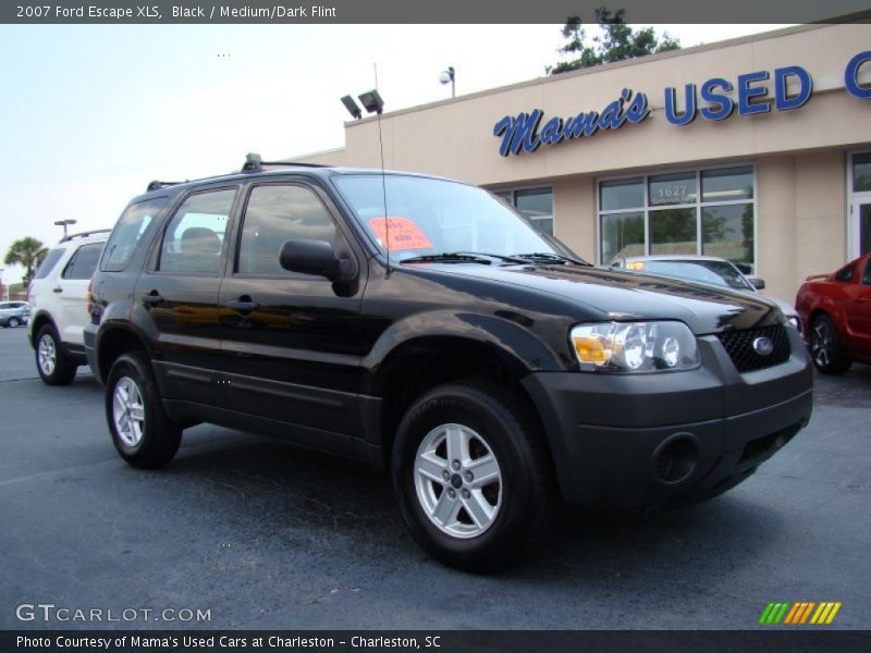 Black / Medium/Dark Flint 2007 Ford Escape XLS