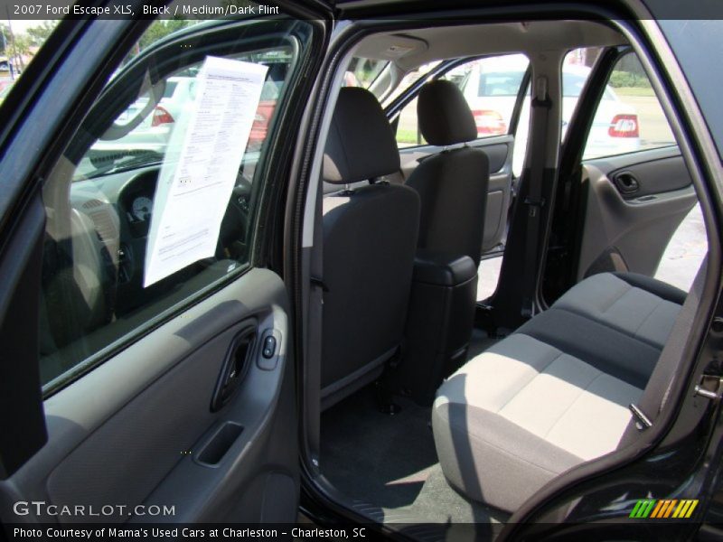 Black / Medium/Dark Flint 2007 Ford Escape XLS