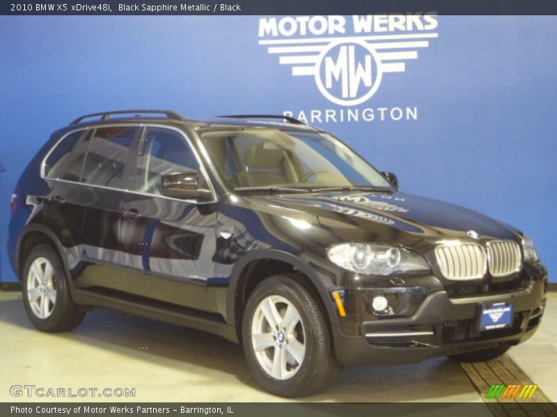 Black Sapphire Metallic / Black 2010 BMW X5 xDrive48i