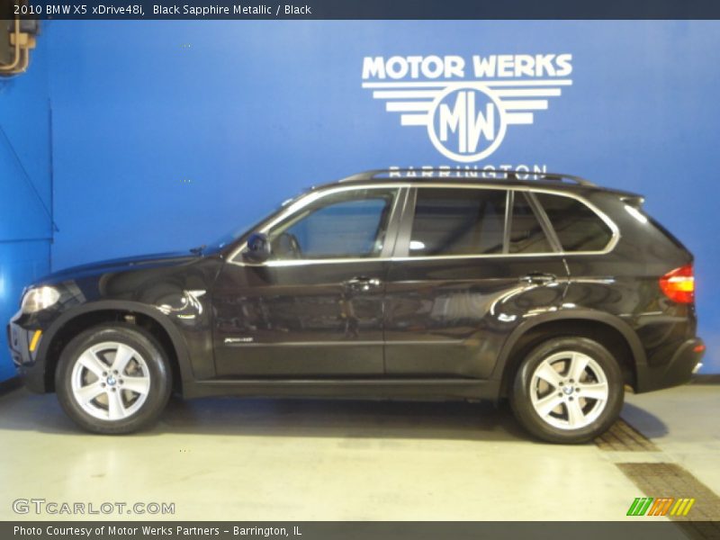 Black Sapphire Metallic / Black 2010 BMW X5 xDrive48i