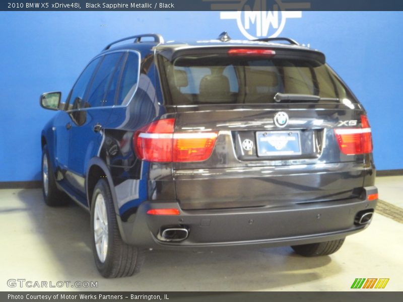 Black Sapphire Metallic / Black 2010 BMW X5 xDrive48i
