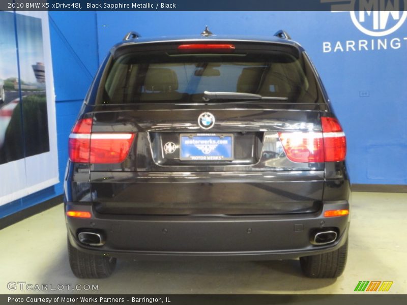 Black Sapphire Metallic / Black 2010 BMW X5 xDrive48i