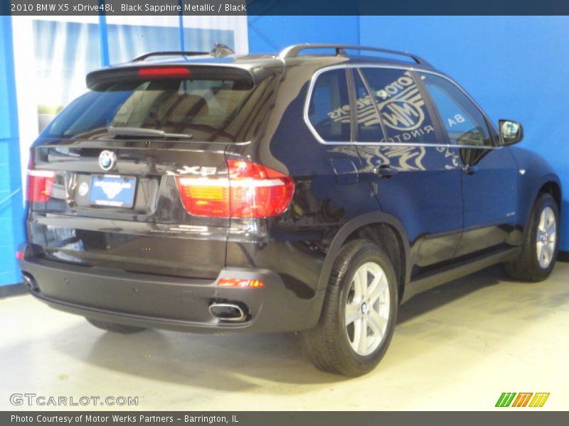 Black Sapphire Metallic / Black 2010 BMW X5 xDrive48i