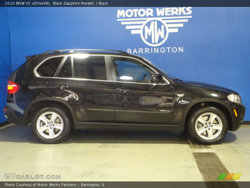 Black Sapphire Metallic / Black 2010 BMW X5 xDrive48i