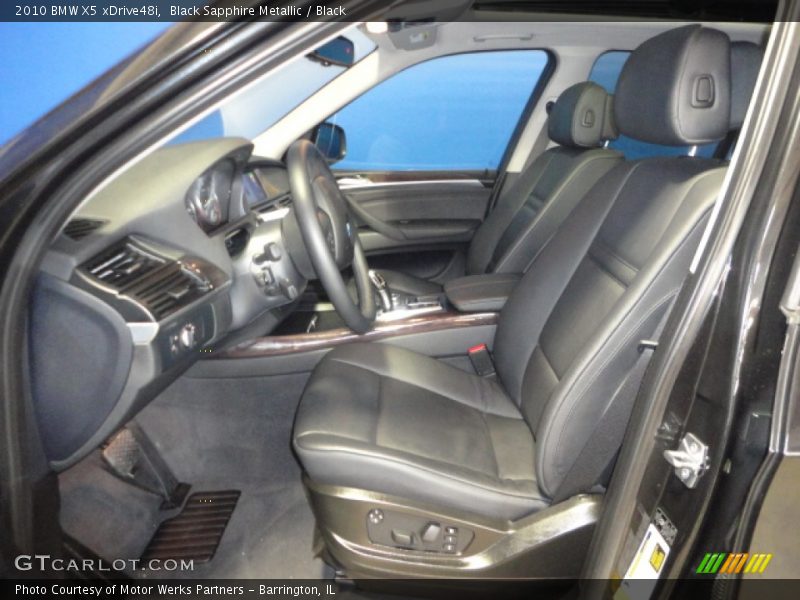 Black Sapphire Metallic / Black 2010 BMW X5 xDrive48i