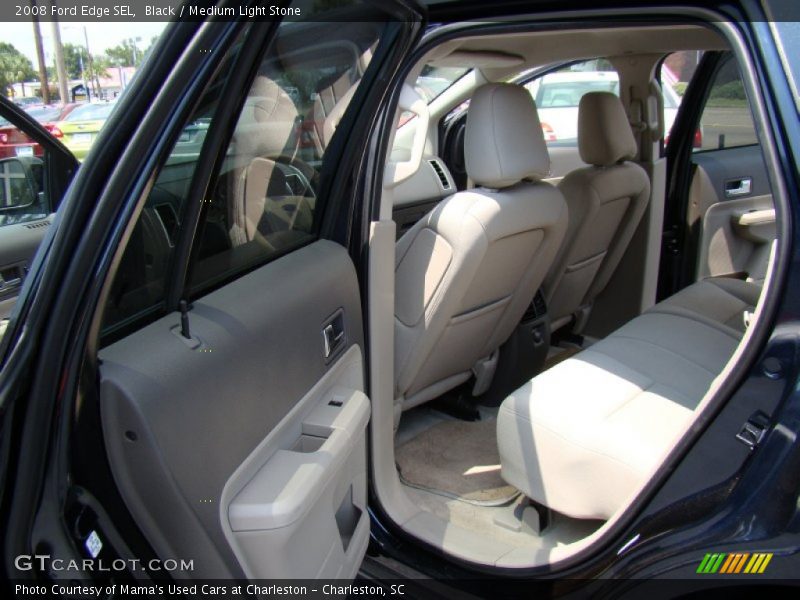 Black / Medium Light Stone 2008 Ford Edge SEL
