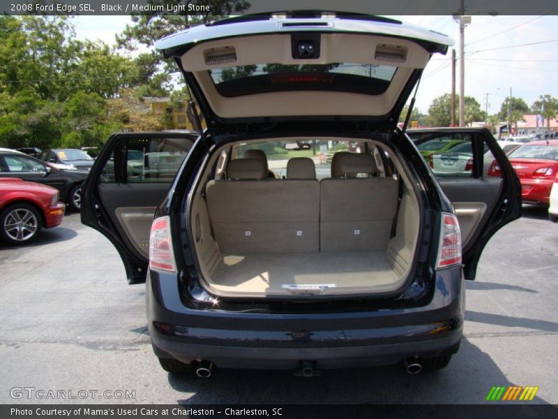 Black / Medium Light Stone 2008 Ford Edge SEL