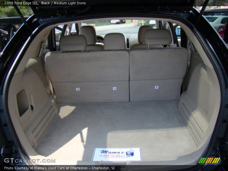 Black / Medium Light Stone 2008 Ford Edge SEL