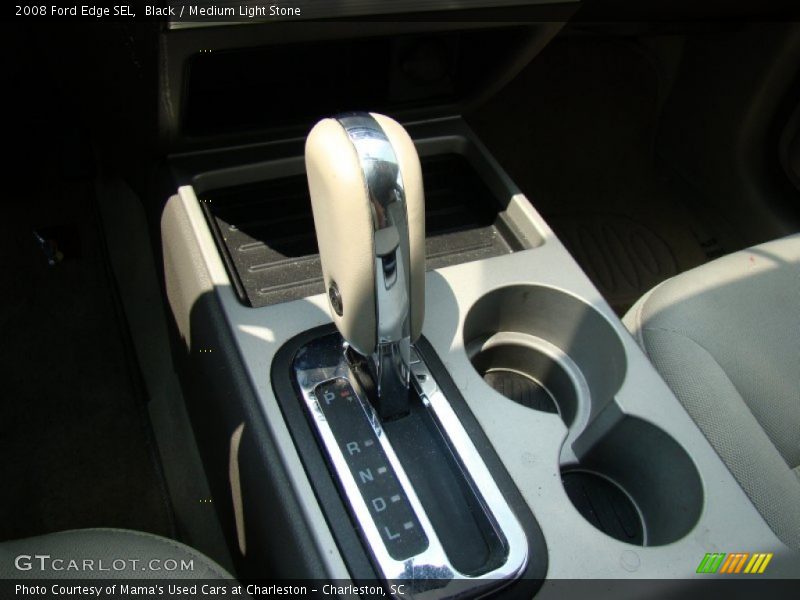Black / Medium Light Stone 2008 Ford Edge SEL