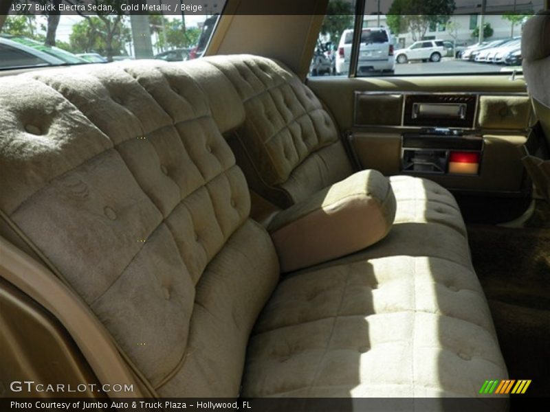 Gold Metallic / Beige 1977 Buick Electra Sedan