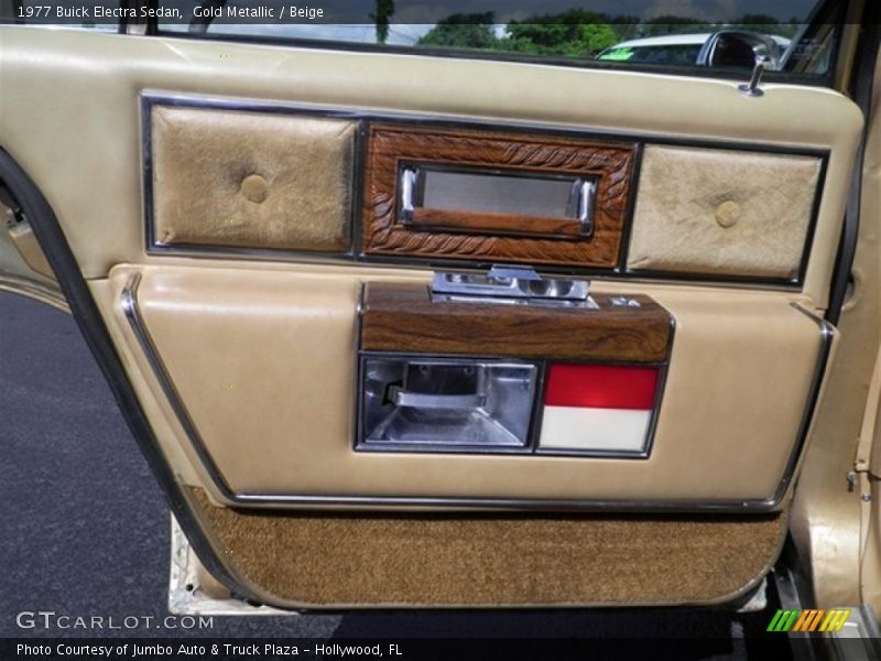 Gold Metallic / Beige 1977 Buick Electra Sedan