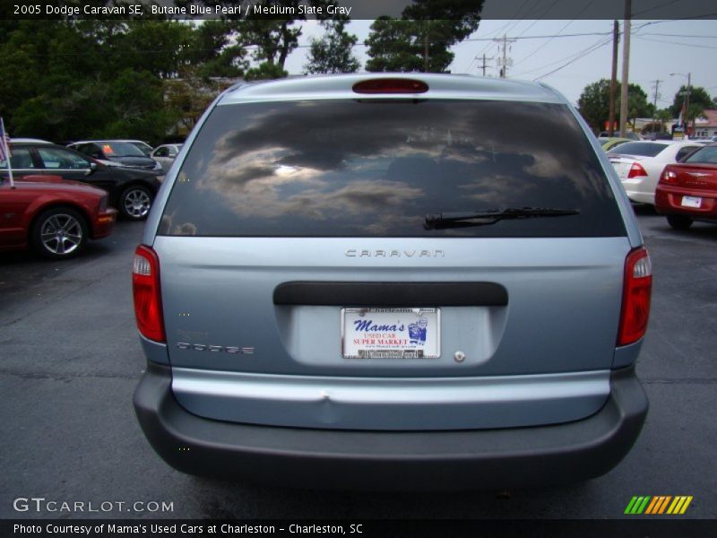 Butane Blue Pearl / Medium Slate Gray 2005 Dodge Caravan SE