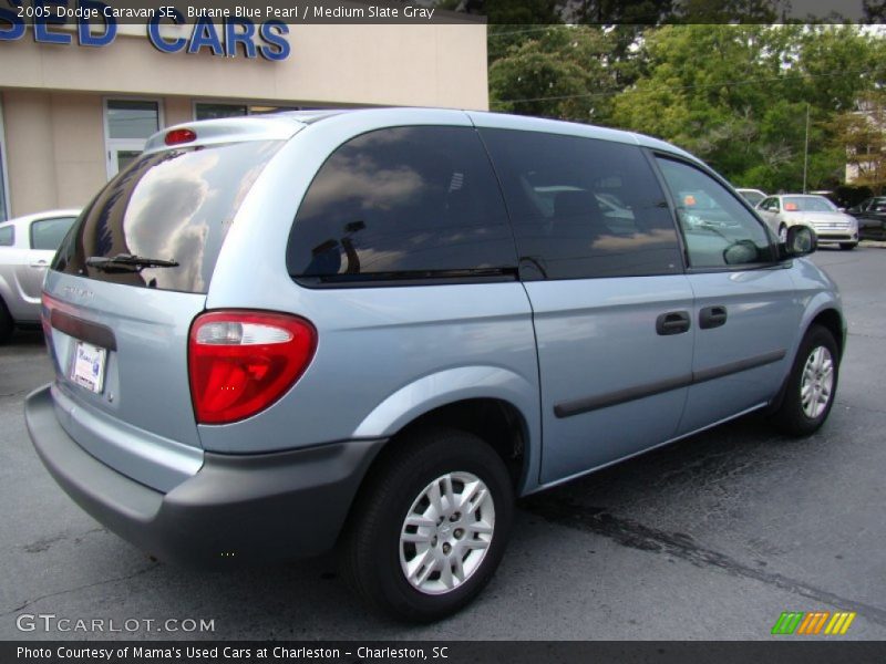Butane Blue Pearl / Medium Slate Gray 2005 Dodge Caravan SE
