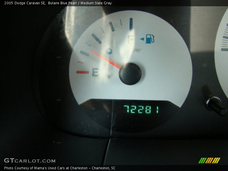 Butane Blue Pearl / Medium Slate Gray 2005 Dodge Caravan SE