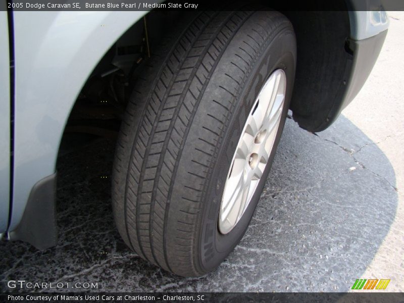 Butane Blue Pearl / Medium Slate Gray 2005 Dodge Caravan SE
