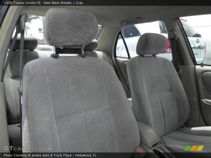 Satin Black Metallic / Gray 1998 Toyota Corolla CE