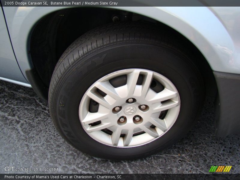 Butane Blue Pearl / Medium Slate Gray 2005 Dodge Caravan SE