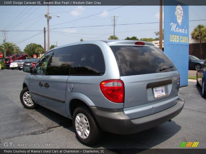 Butane Blue Pearl / Medium Slate Gray 2005 Dodge Caravan SE