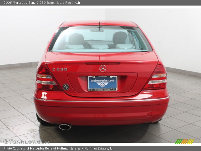 Mars Red / Ash 2006 Mercedes-Benz C 230 Sport