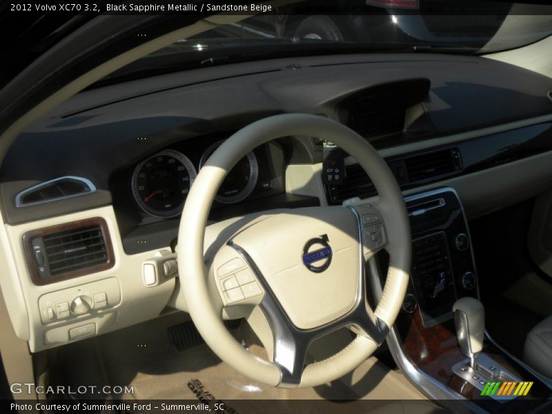 Black Sapphire Metallic / Sandstone Beige 2012 Volvo XC70 3.2
