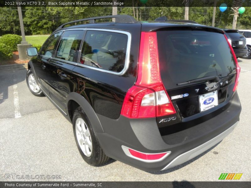 Black Sapphire Metallic / Sandstone Beige 2012 Volvo XC70 3.2