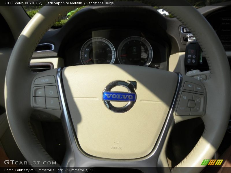 Black Sapphire Metallic / Sandstone Beige 2012 Volvo XC70 3.2