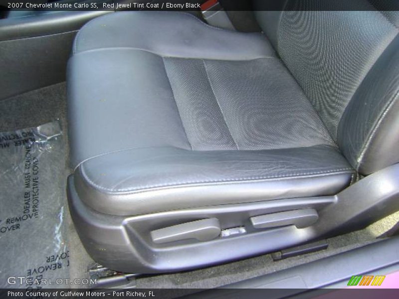 Red Jewel Tint Coat / Ebony Black 2007 Chevrolet Monte Carlo SS