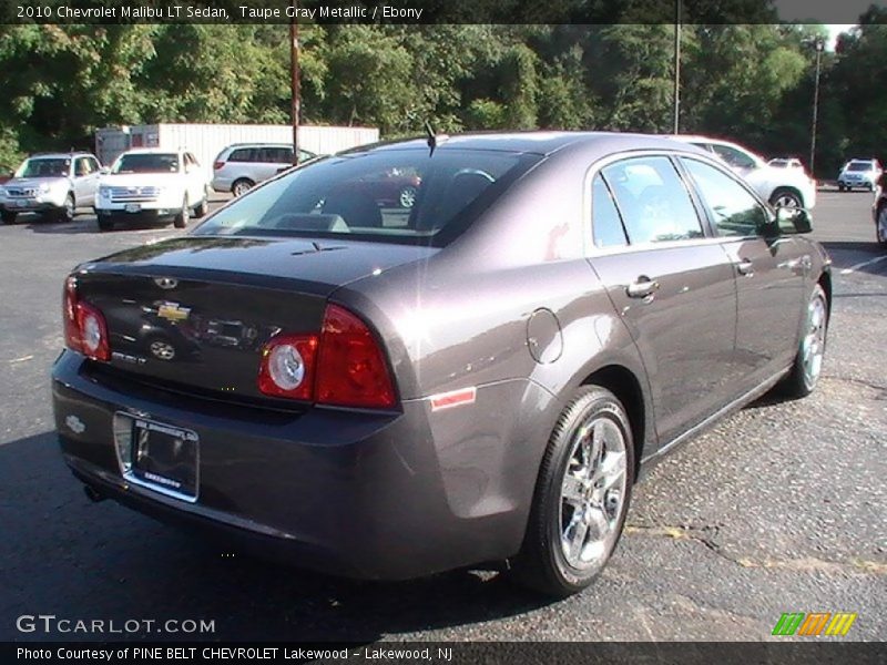 Taupe Gray Metallic / Ebony 2010 Chevrolet Malibu LT Sedan