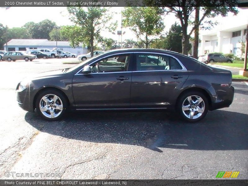 Taupe Gray Metallic / Ebony 2010 Chevrolet Malibu LT Sedan