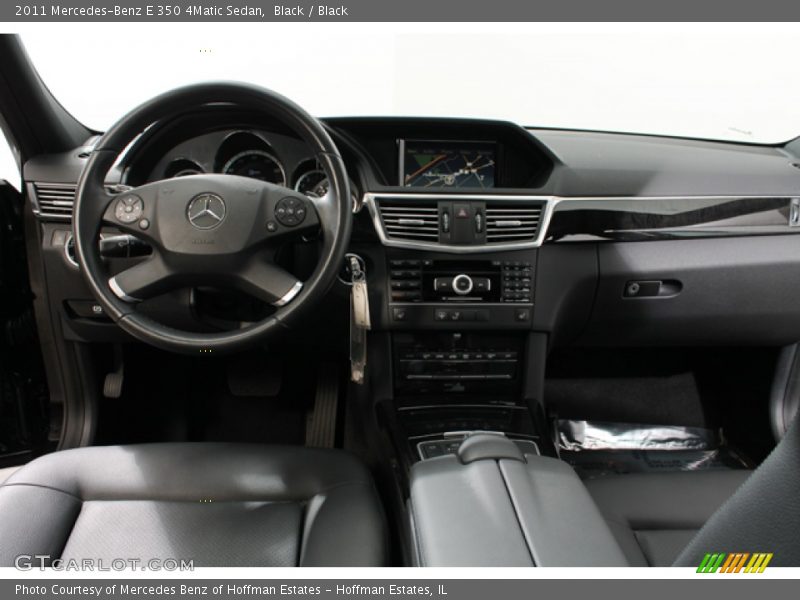 Black / Black 2011 Mercedes-Benz E 350 4Matic Sedan