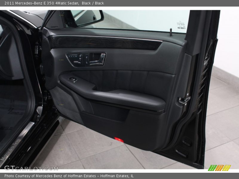 Black / Black 2011 Mercedes-Benz E 350 4Matic Sedan