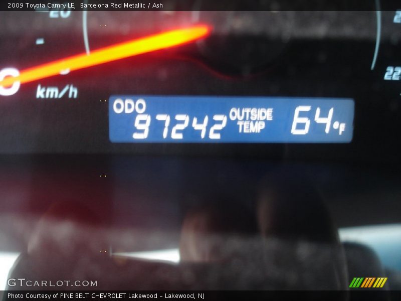 Barcelona Red Metallic / Ash 2009 Toyota Camry LE