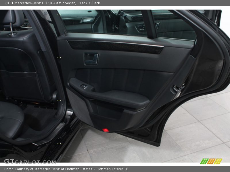 Black / Black 2011 Mercedes-Benz E 350 4Matic Sedan