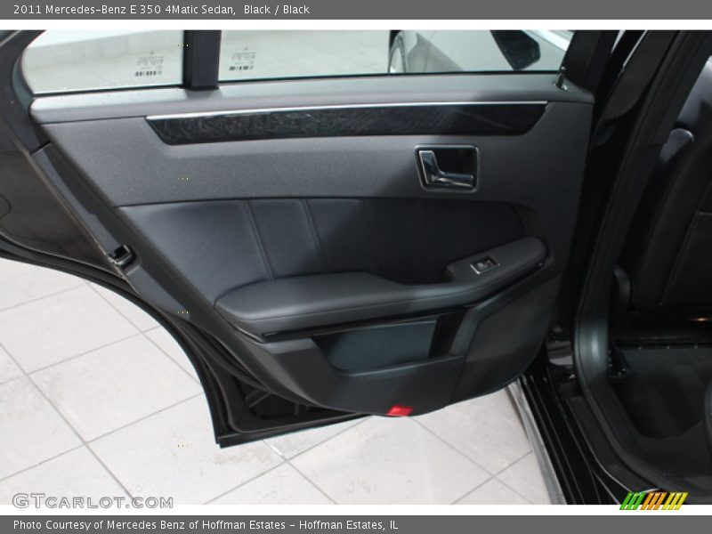 Black / Black 2011 Mercedes-Benz E 350 4Matic Sedan