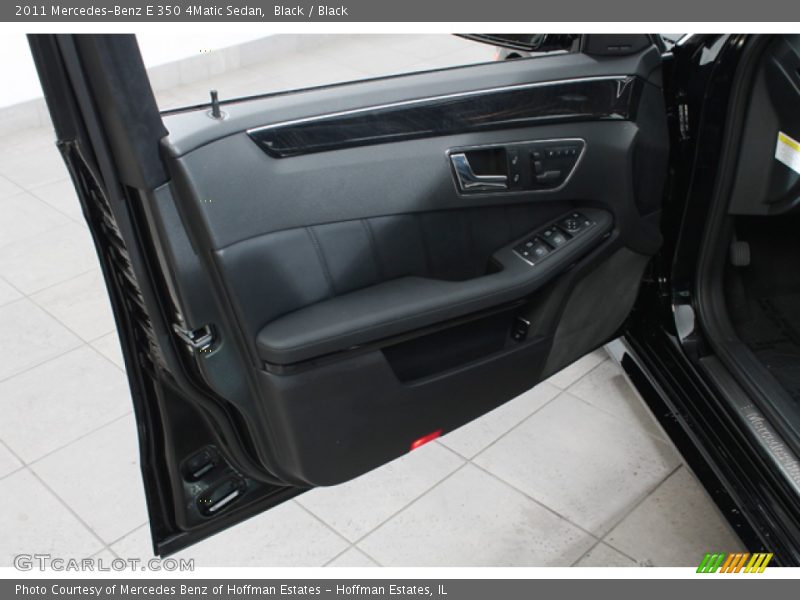 Black / Black 2011 Mercedes-Benz E 350 4Matic Sedan