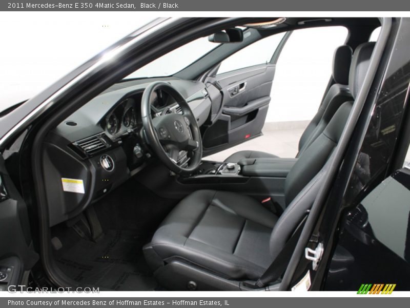 Black / Black 2011 Mercedes-Benz E 350 4Matic Sedan