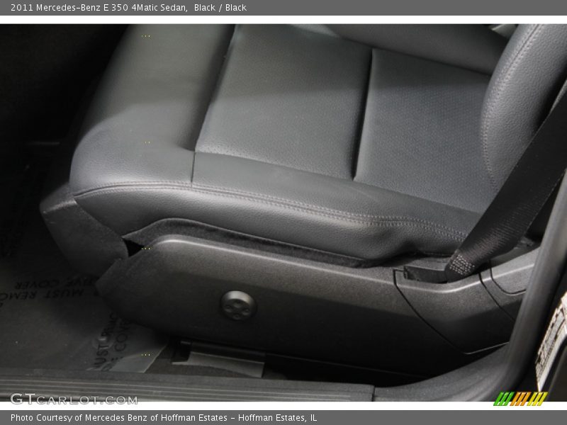 Black / Black 2011 Mercedes-Benz E 350 4Matic Sedan