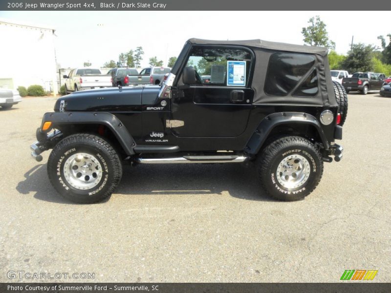 Black / Dark Slate Gray 2006 Jeep Wrangler Sport 4x4
