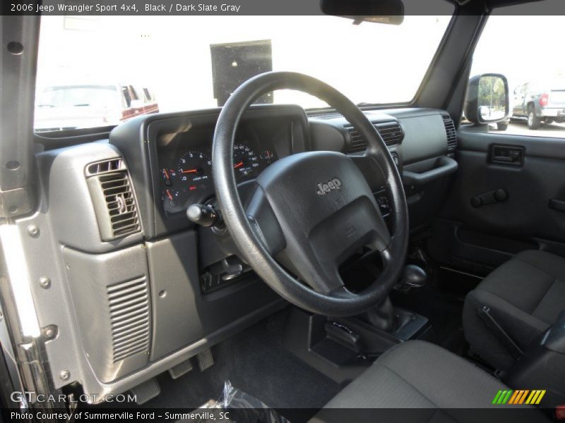 Black / Dark Slate Gray 2006 Jeep Wrangler Sport 4x4