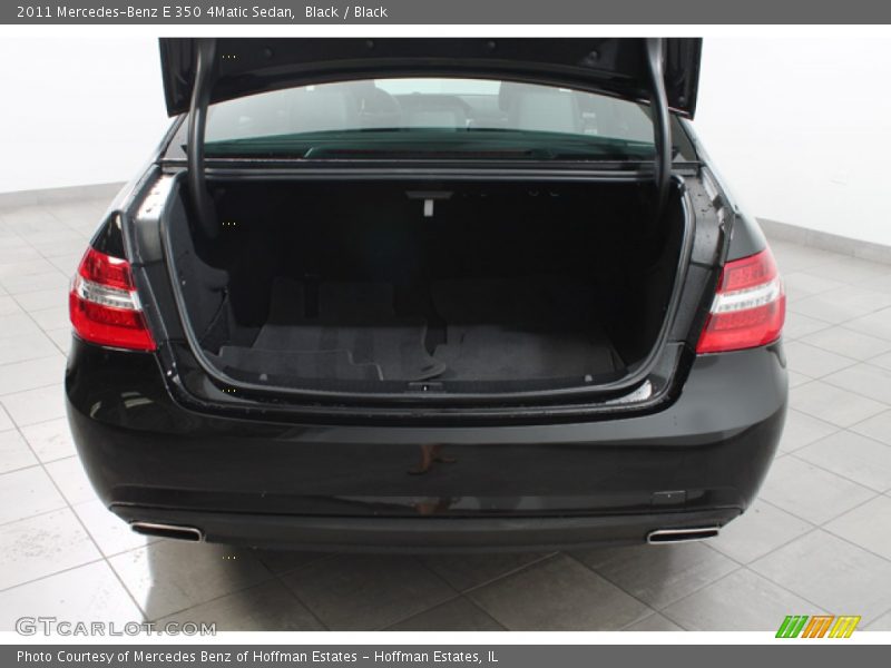 Black / Black 2011 Mercedes-Benz E 350 4Matic Sedan