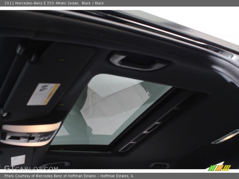 Black / Black 2011 Mercedes-Benz E 350 4Matic Sedan